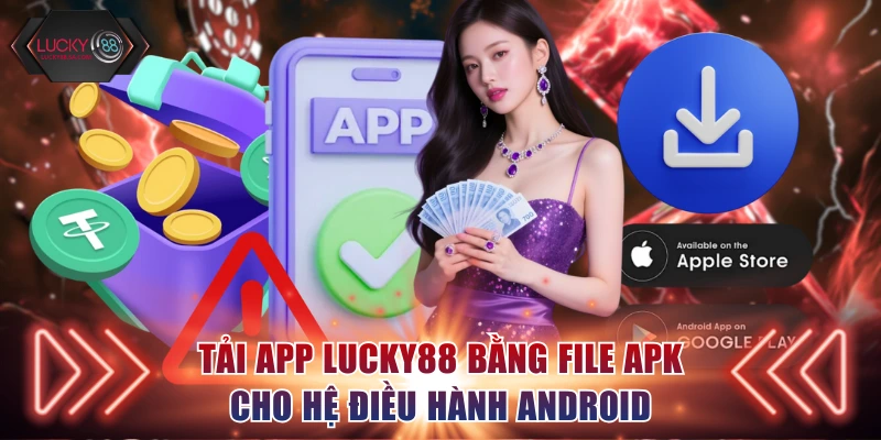 Tải app Lucky88 bằng file APK cho hệ điều hành Android